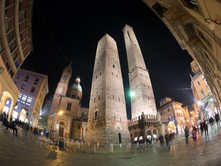 Twins towers in Bologna.