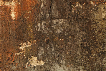 Rusty metal and old wooden backgrounds