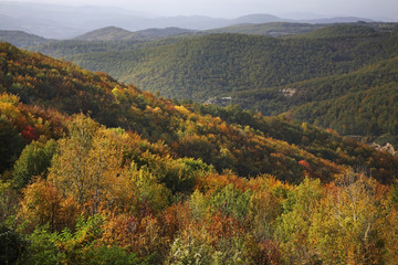 Fototapeta premium Radan mountain near Prolom Banja. Serbia