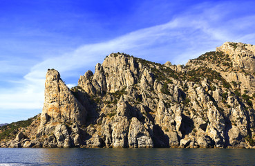 Rocky coast line