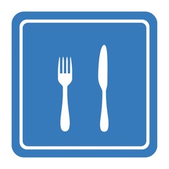 Couverts dans un panneau