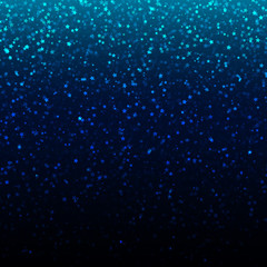 Vector Christmas background with gold falling stars.