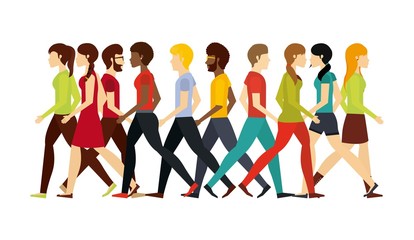 people walking design 