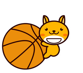 バスケットボールと動物シリーズ