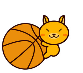 バスケットボールと動物シリーズ