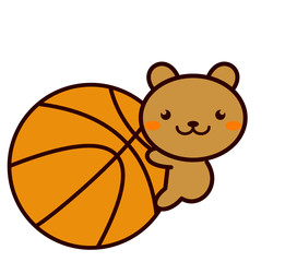 バスケットボールと動物シリーズ