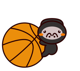 バスケットボールと動物シリーズ