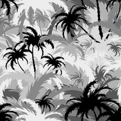 Palm trees,seamless background