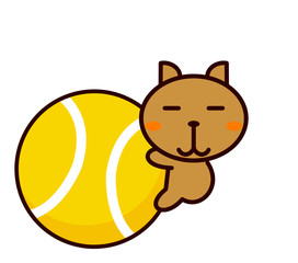 テニスと動物シリーズ