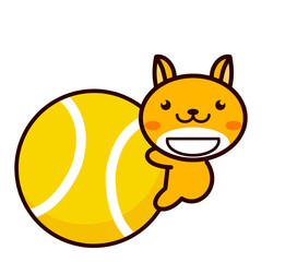 テニスと動物シリーズ