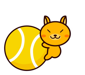 テニスと動物シリーズ