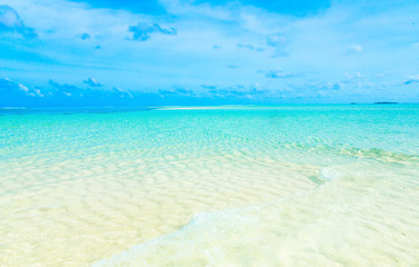 beach with  Maldives