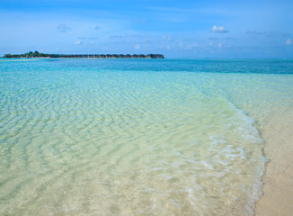 beach with  Maldives