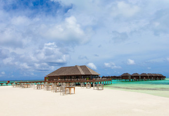beach with  Maldives