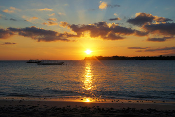 Sunrise at Lombok, Indonesia.

