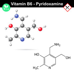 Pyridoxamine - chemical molecular structure