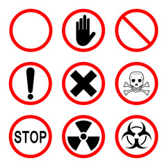 Limiting and warning signs