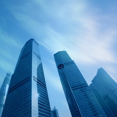 Obraz premium modern business center in shanghai