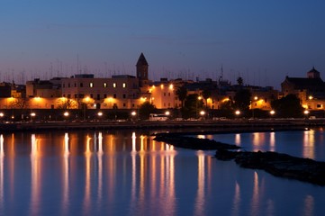 Bari, quartiere San Nicola visto dal mare