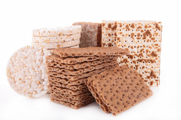 assorted of crispbread