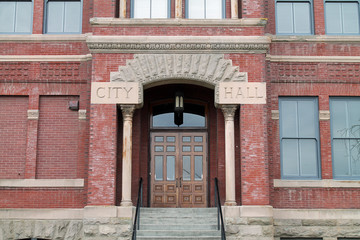 Fototapeta na wymiar Entrance to City Hall