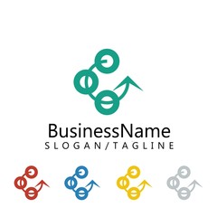 finance vector logo icon
