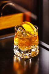 cocktail wiht orange