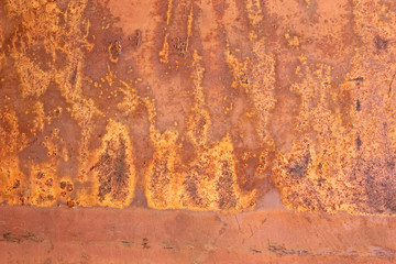 Old rusty metal surface