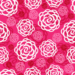 Roses seamless background