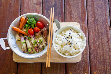 Green pork Curry , Thai cuisine