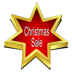 Christmas Sale Star button