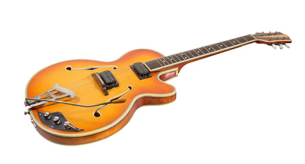 Obraz premium alte e-gitarre, egitarre, gitarre, vintage guitar