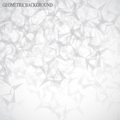 Grey graphic background molecule and communication. Connected lines with dots. Vector illustration