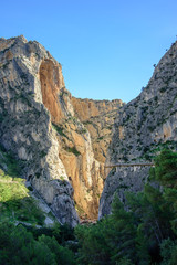 Fototapeta na wymiar Caminito del Rey canyon