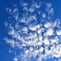 blue sky with cloud