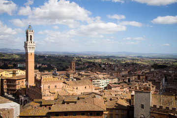 Fototapeta premium View of Siena, Tuscany, Italy