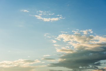 blue sky with cloud
