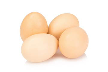 eggs isolated on white background