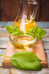 oil with basil
