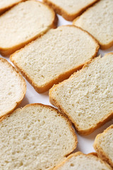 Sliced bread background