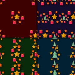 Seamless Christmas patterns