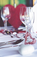 Tischgedeck romatisch