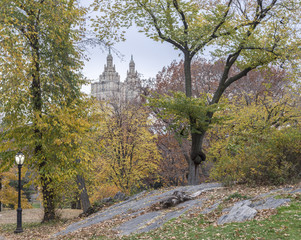 Central Park, New York City in autumn