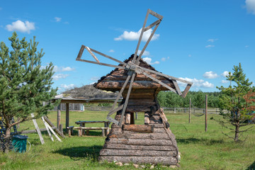 House-mill on the playground