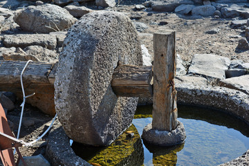 the ancient part of the oil press is found in the national park