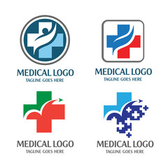 Health and Medical logo vector