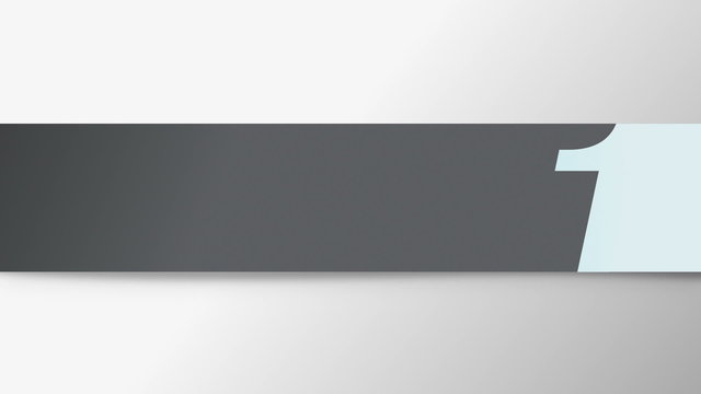 Two chapter number bar front intro page for presentation, powerpoint template(included alpha)