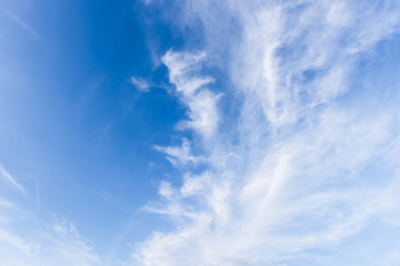 blue sky with cloud