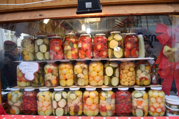 Christmas assorted pickles