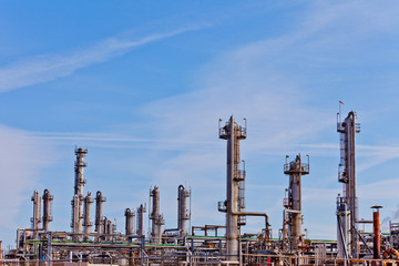 Deatil of petrochemical refinery plant